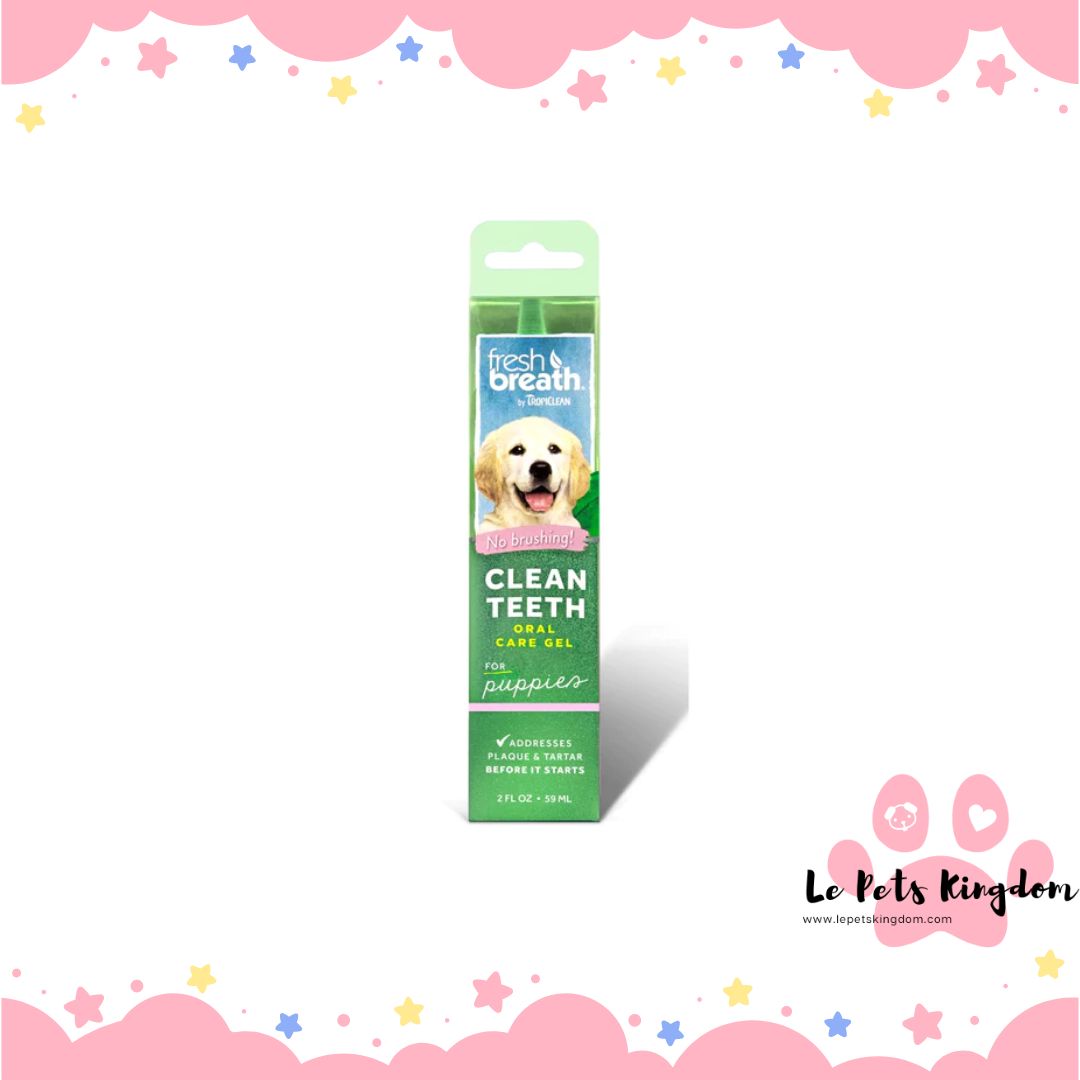 Tropiclean Fresh Breath Puppy Clean Teeth Gel For Dogs 2oz