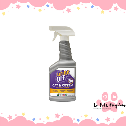 Urineoff Veterinarian Strength Cat & Kitten Stain & Odour Remover Spray