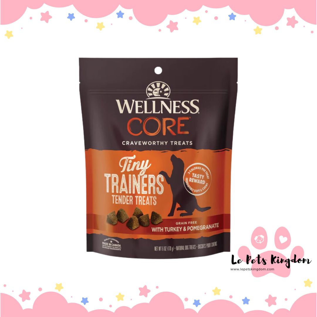 Wellness Core Tiny Trainers Turkey & Pomegranate Grain-Free Dog Treats 6oz
