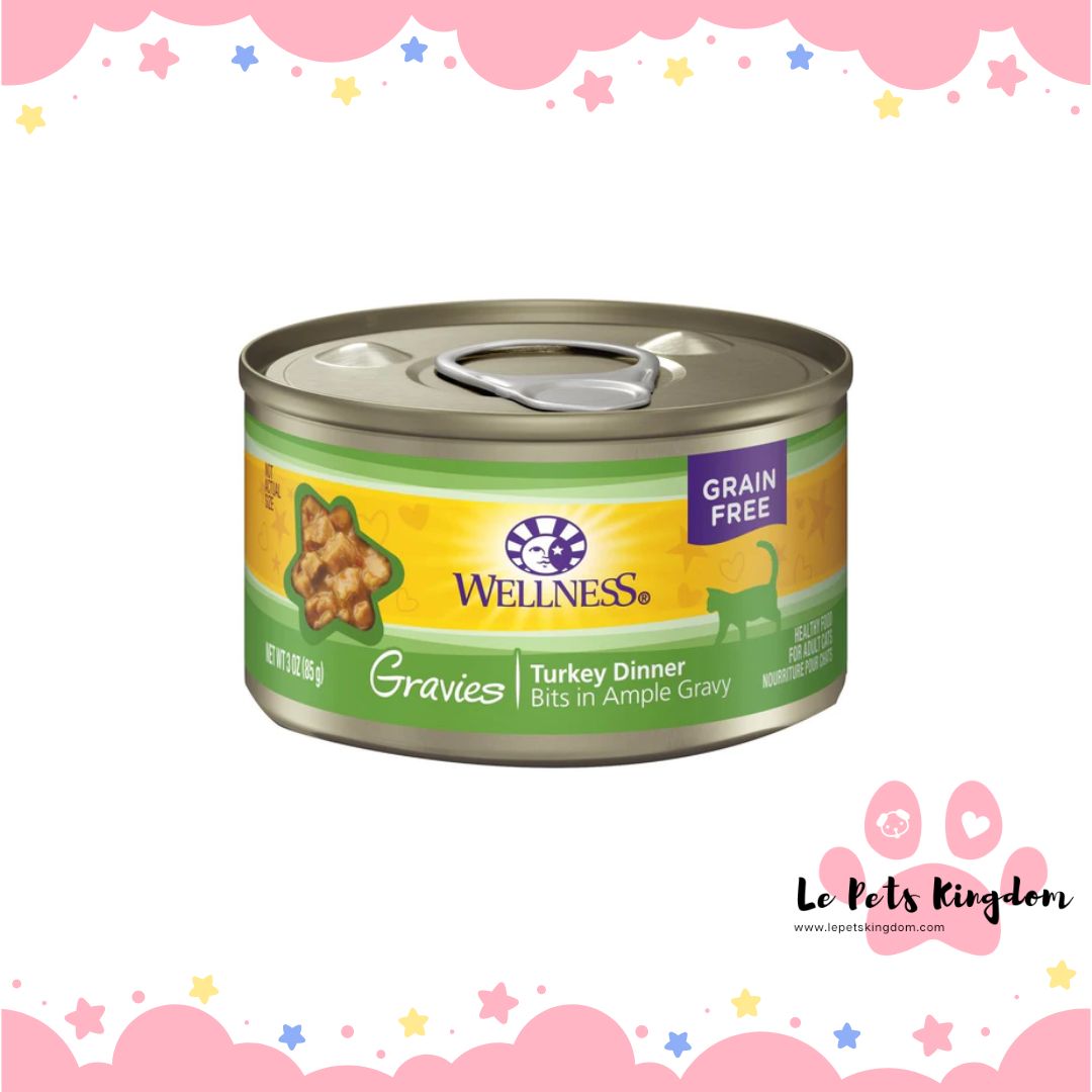 Wellness Complete Health Gravies Turkey Dinner Grain-Free Canned Cat Food 85g