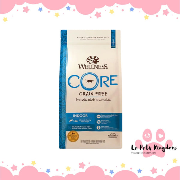 Wellness CORE Indoor Salmon & Herring Grain-Free Dry Cat Food