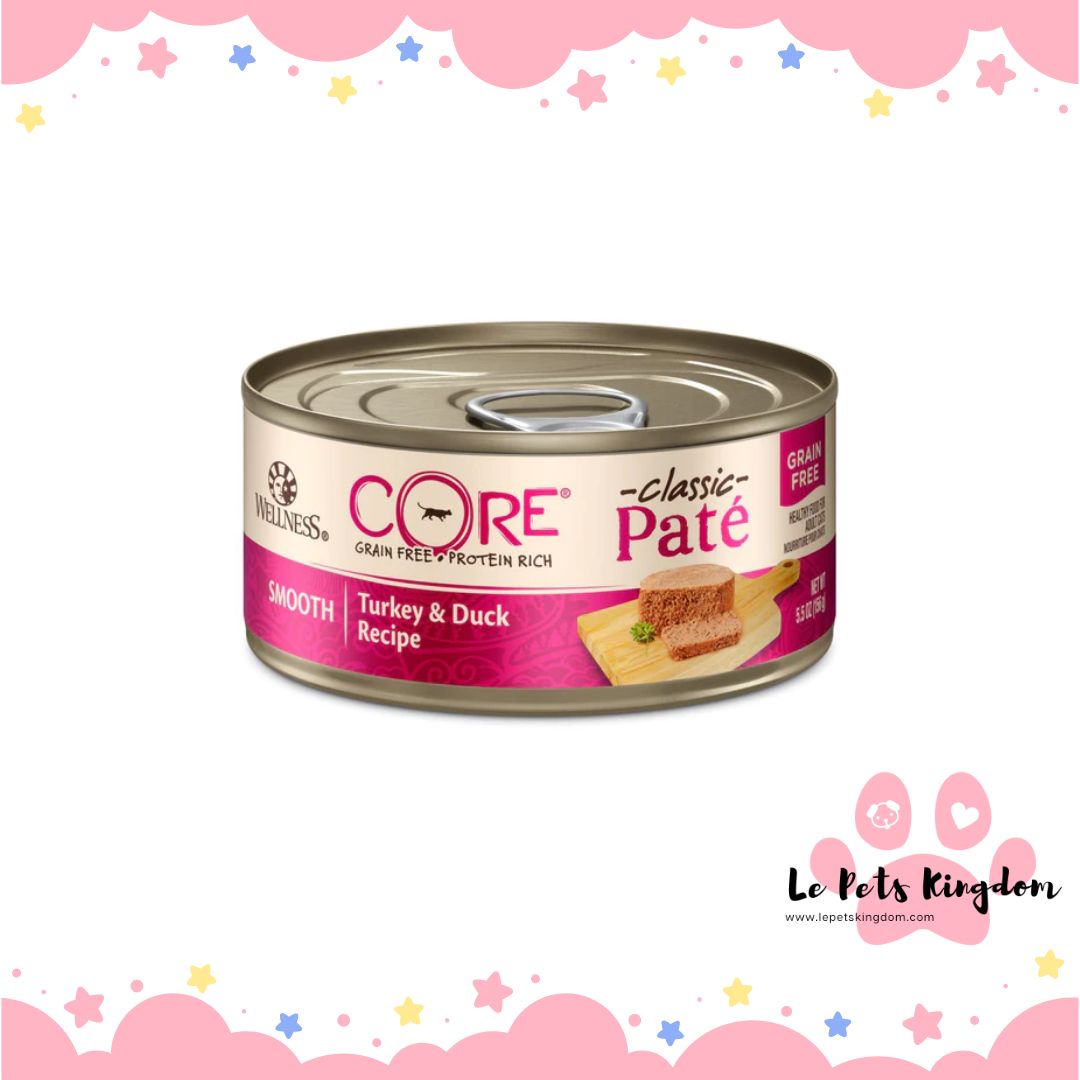 Wellness CORE Pate Turkey & Duck Grain-Free Canned Cat Food 156g