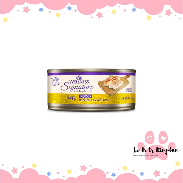 Wellness Core Signature Selects Pate Boneless Chicken Indoor Grain-Free Canned Cat Food 5.3oz