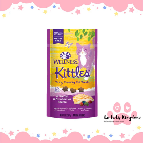 Wellness Kittles Whitefish & Cranberries Cat Treats 57g