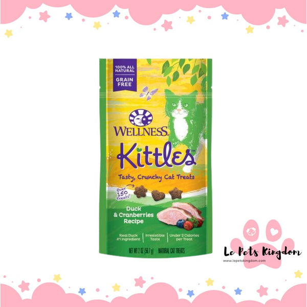 Wellness Kittles Duck & Cranberries Cat Treats 57g