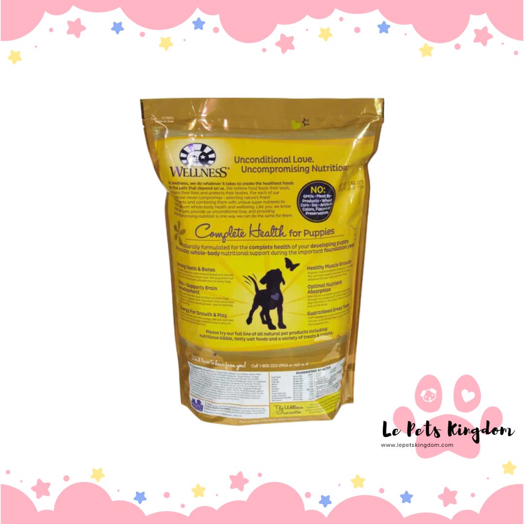 Wellness Complete Health Puppy Chicken, Oatmeal & Salmon Dry Dog Food