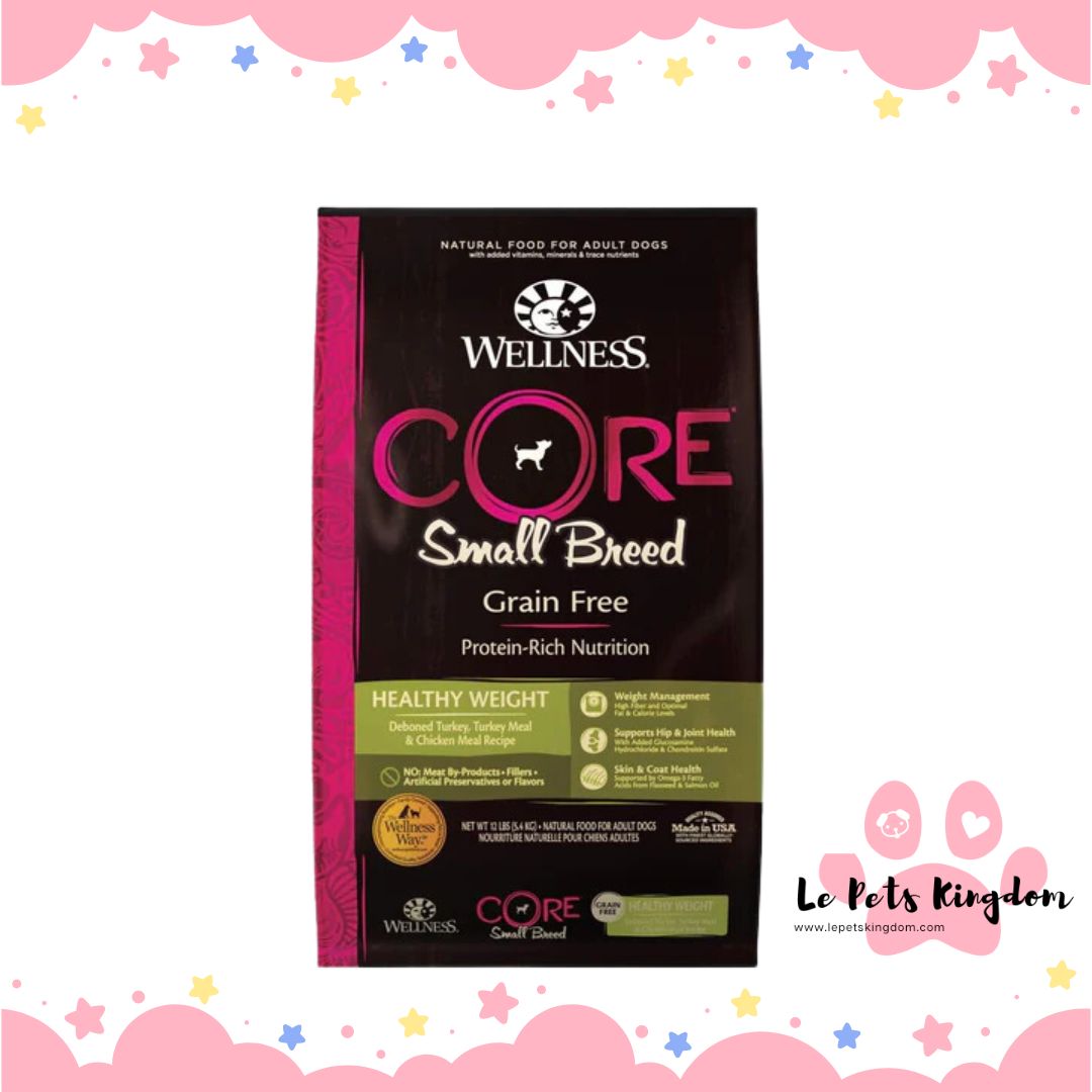 Wellness CORE Grain-Free Small Breed Healthy Weight Formula Dry Dog Food