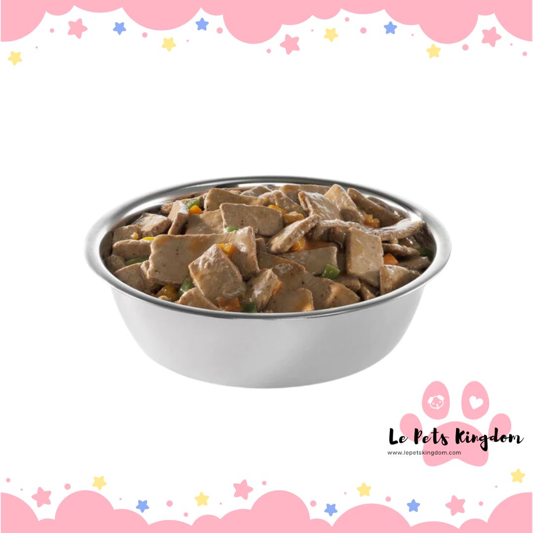 Wellness CORE Grain-Free Hearty Cuts In Gravy Whitefish & Salmon Canned Dog Food 354g