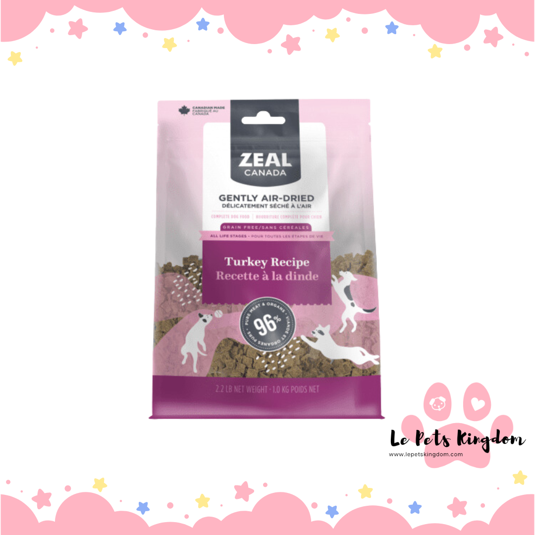 Zeal Canada Gently-Air Dried Turkey Recipe Dog Food