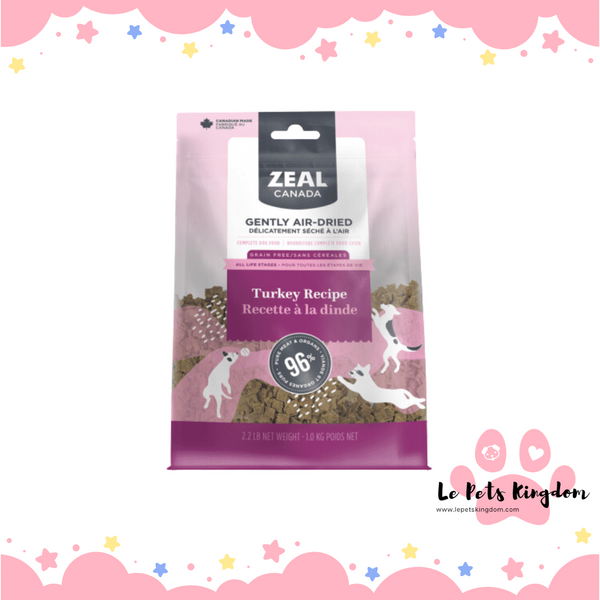 Zeal Canada Gently-Air Dried Turkey Recipe Dog Food