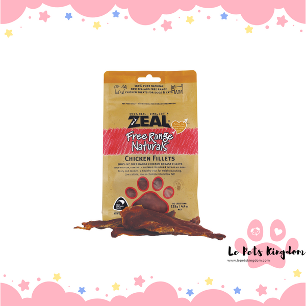 Zeal - Free Range Natural Chicken Fillets 125g