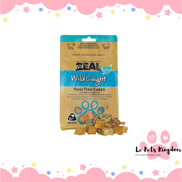 Zeal - Hoki Fish Cubes 125g