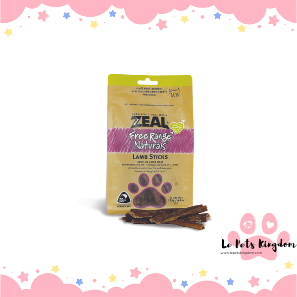 Zeal - Lamb Sticks 125g