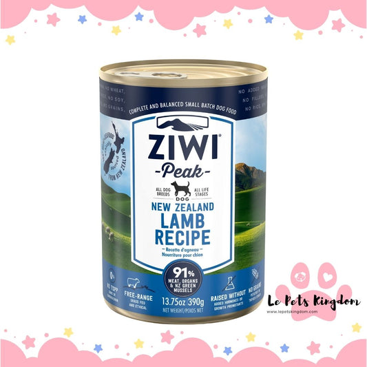 ZiwiPeak New Zealand  Canned Dog Food 390g - Lamb