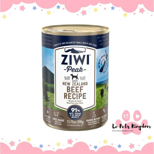 ZiwiPeak New Zealand  Canned Dog Food 390g - Beef