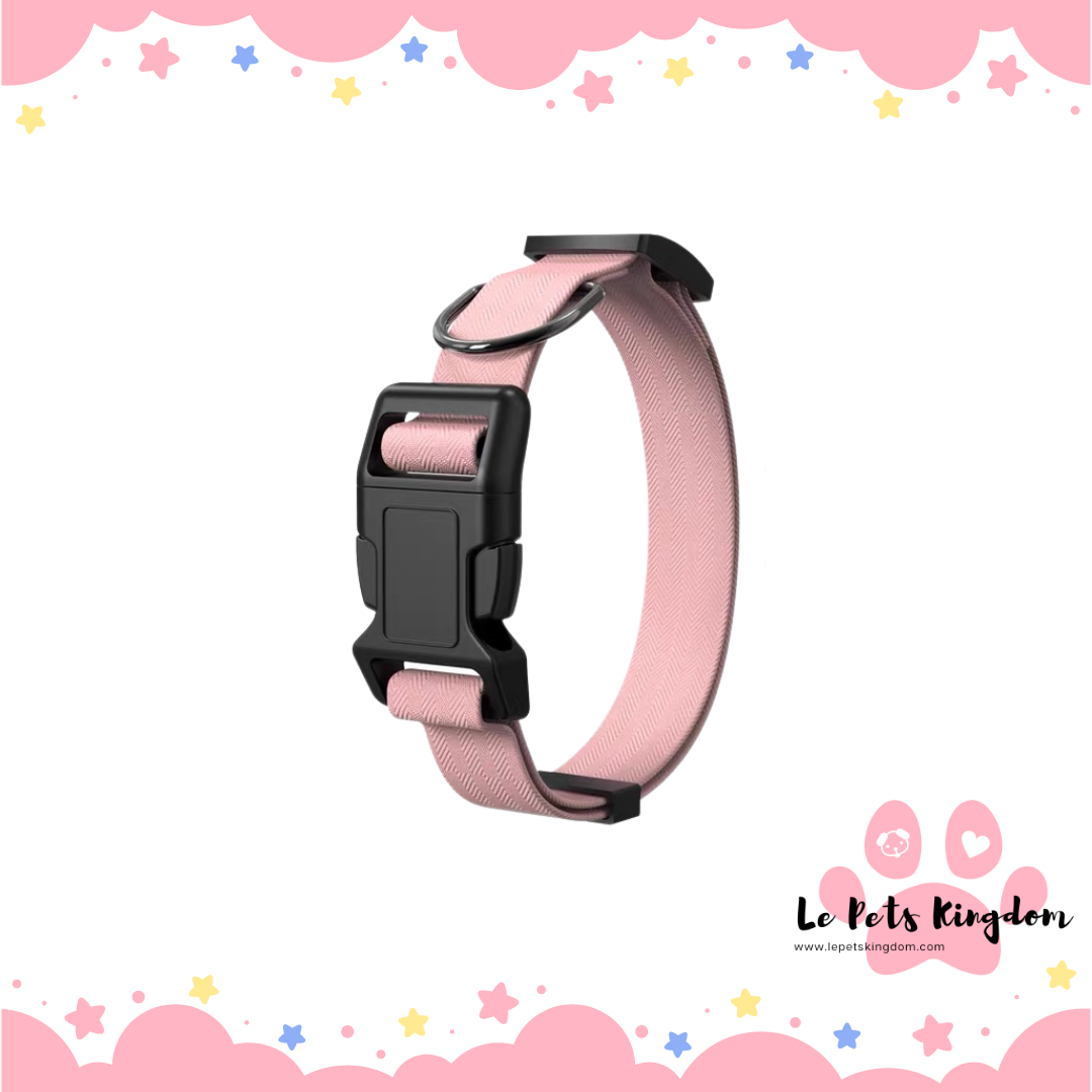[SODOG] Adjustable Strap with Bucker Clip Neck Collar (Pink)
