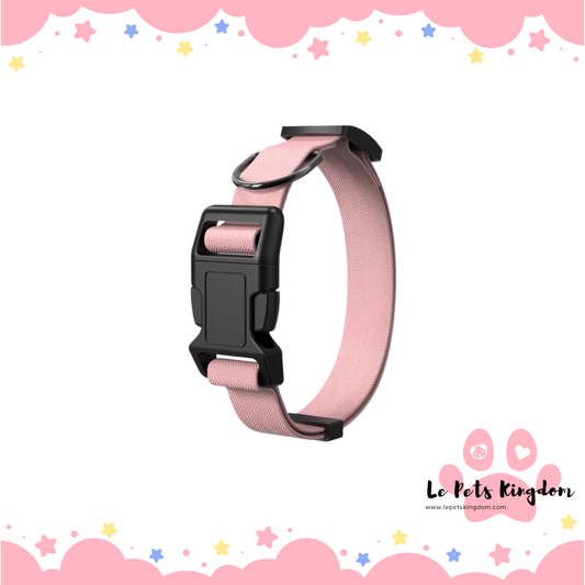 [SODOG] Adjustable Strap with Bucker Clip Neck Collar (Pink)