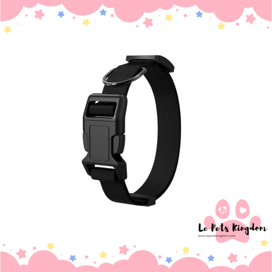 [SODOG] Adjustable Strap with Bucker Clip Neck Collar (Black)