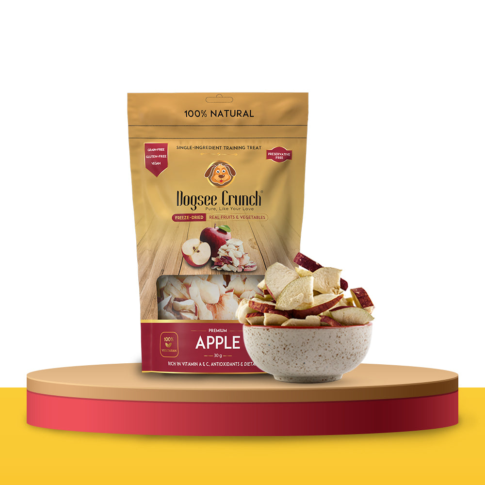 Dogsee Crunch Apple Freeze-Dried Dog Treats 10g