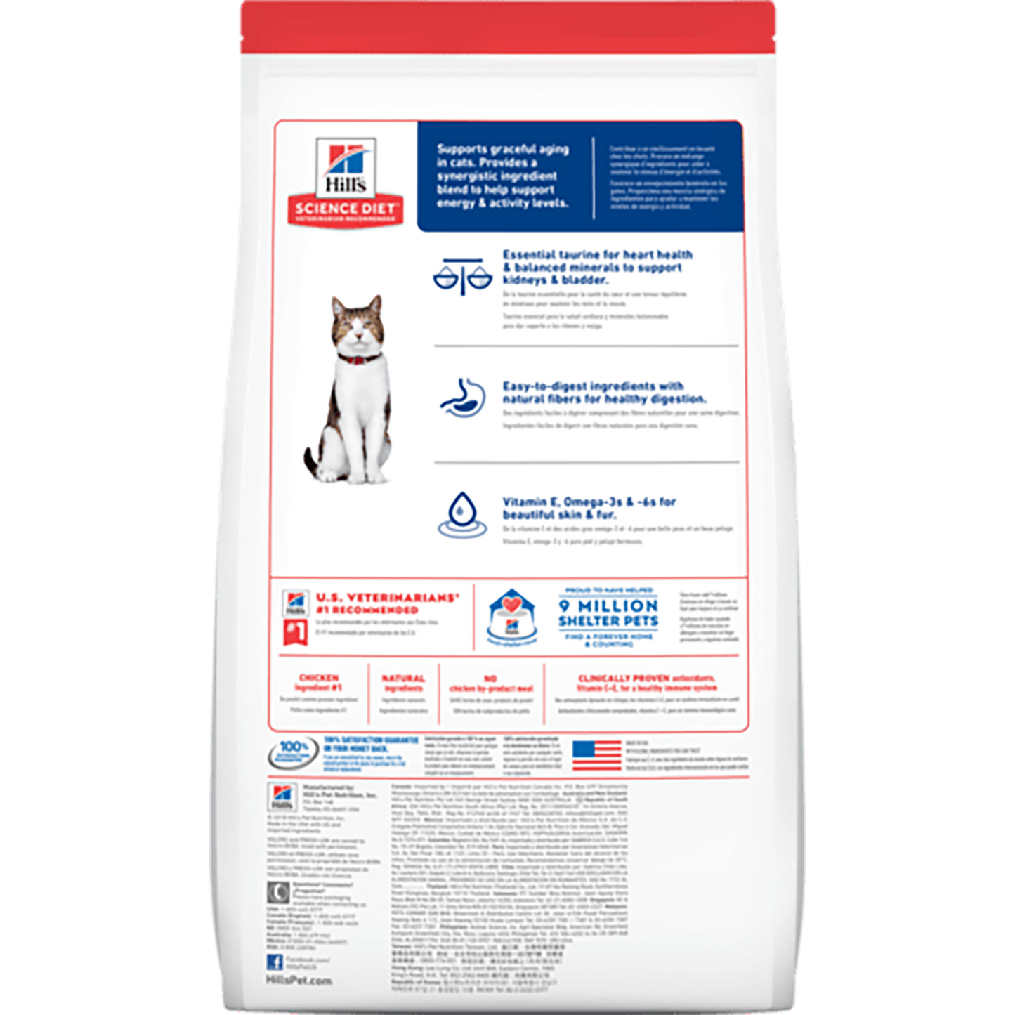 Hills Science Diet Adult 7+ Mature Active Longevity Dry Cat Food